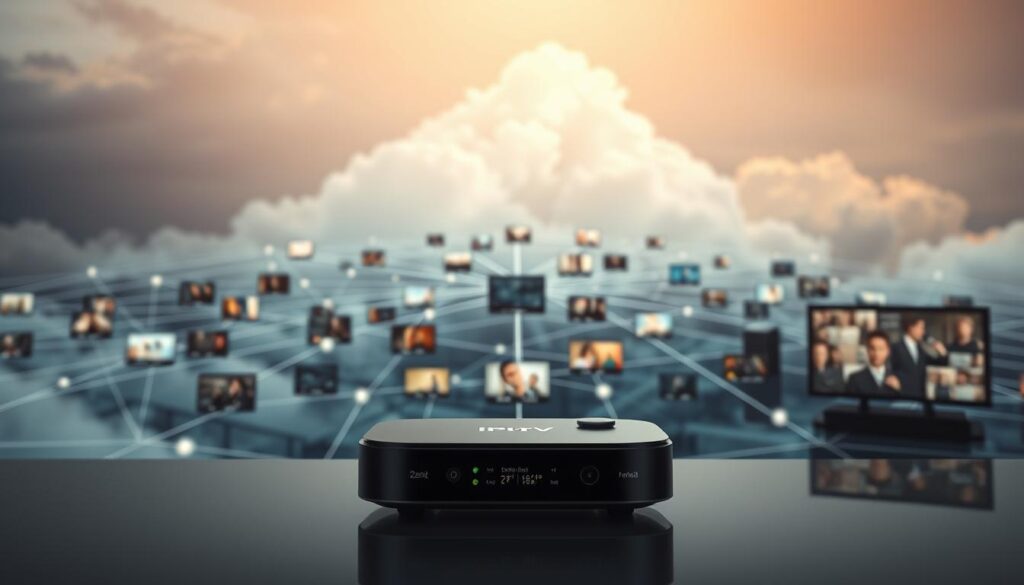 IPTV technology delivering streaming content